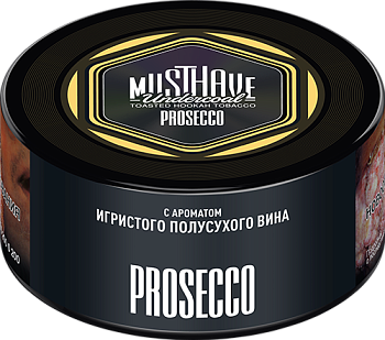 Табак Must Have Undercoal, 25гр "Prosecco / Игристое полусухое вино"